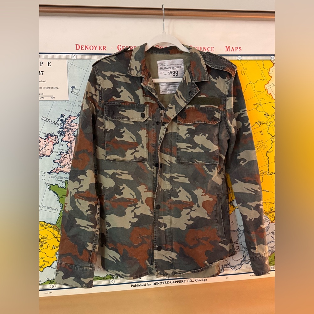 Zadig & Voltaire Camo Military Jacket